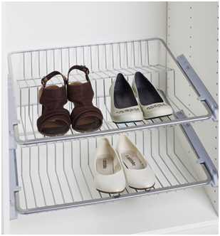 Максимальное удобство хранения обуви в шкафу купе