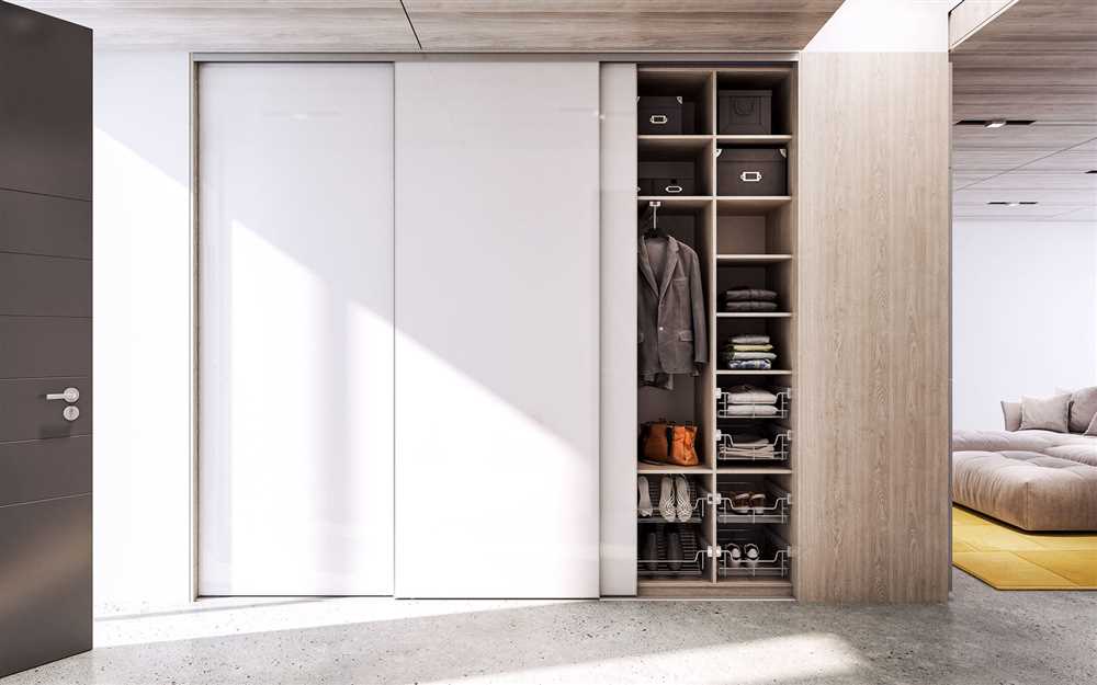 Системы хранения в шкафах купе: оптимальное использование пространства